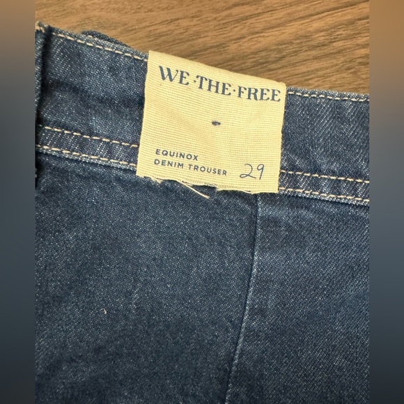 NWOT We The Free Equinox Denim Trouser - Picture 10 of 12